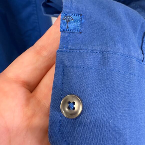 JOOP Button Down Shirt Size 39 Blue Slim Fit 100% Cotton - Picture 9 of 12
